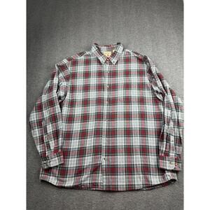 Red Head Brand Co. Men's 2XL Button-Down Plaid Casual Shirt